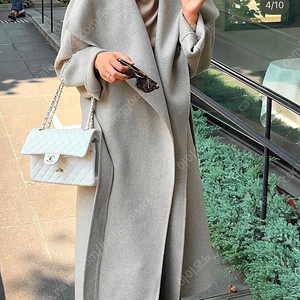 유메르 잔느 하이넥 롱코트