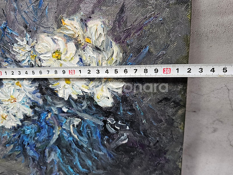 (원화) 6호 캔버스 유화그림 화병속과과일 그림 서양화--3