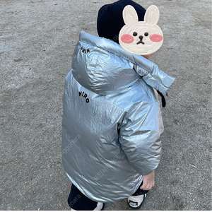 HIRO 몬스터 패딩 실버 110