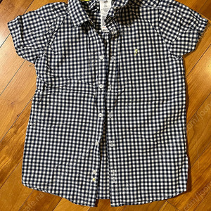 자카디 반소매 체크셔츠(150)