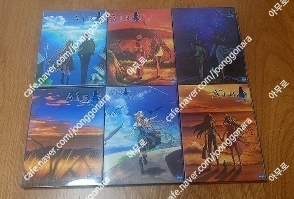 [코드2 DVD] AIR (에어) TV 애니메이션 (Vol. 1~6) 판매--1