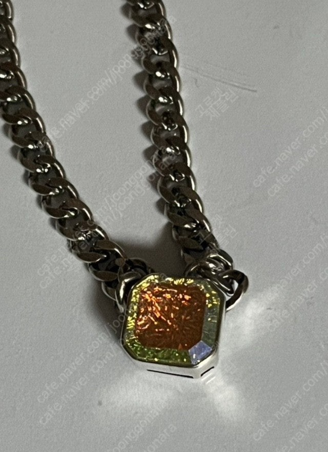 체인 목걸이 실버925 (feat 보석 ) 이미지