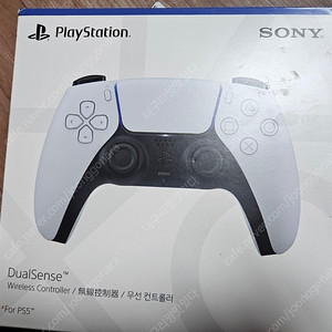 듀얼센스 화이트 팝니다.