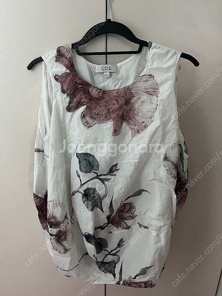 COS 코스 플라워 벌룬 블라우스--0