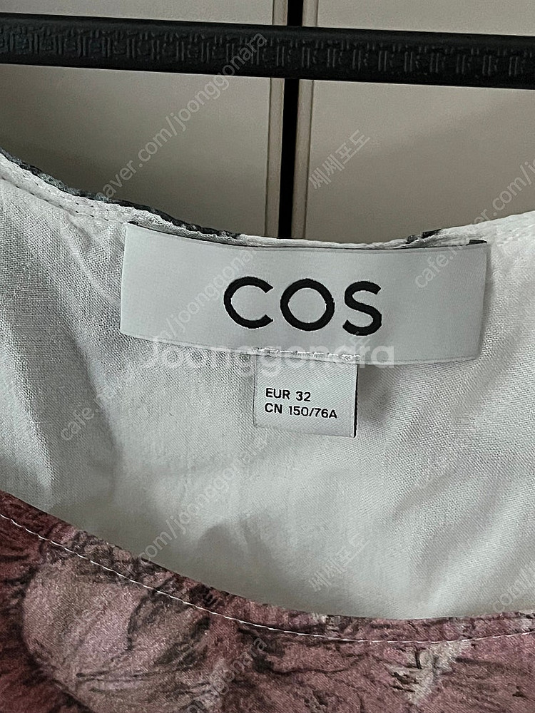 COS 코스 플라워 벌룬 블라우스--1