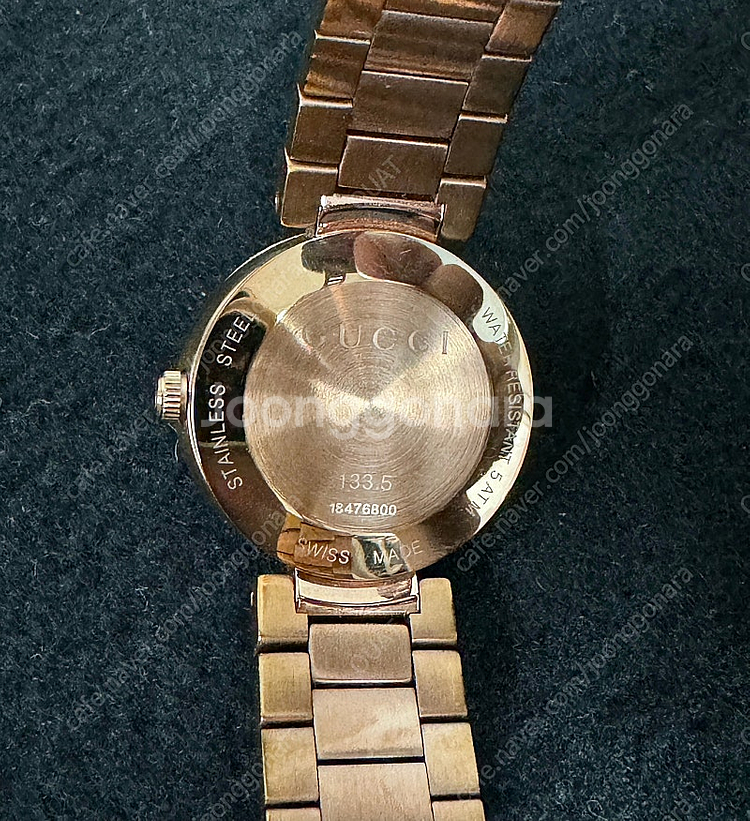 GUCCI 구찌 YA133515 인터로킹 GG 자개 메...--5