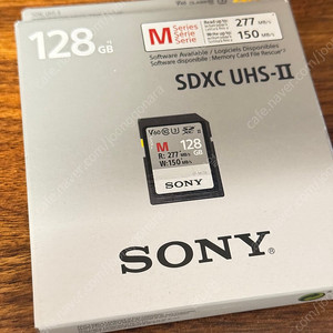 소니 SDXC 128GB UHS-II V60 메모리카드 미개봉