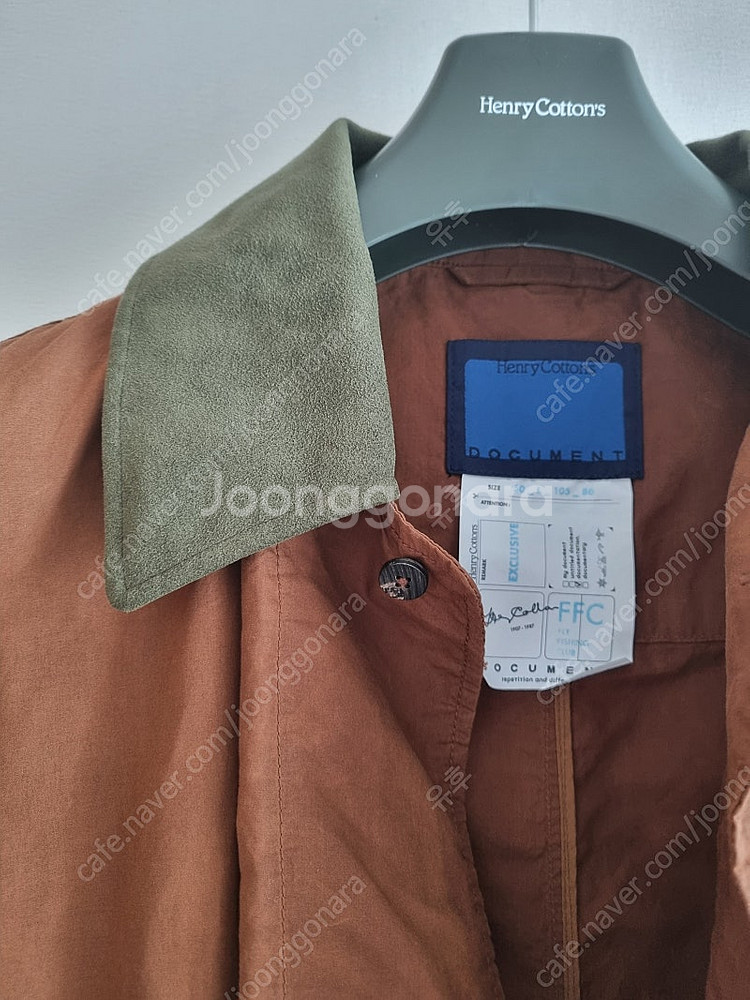 헨리코튼 (FFC x DOCUMENT) Waxed Br...--2