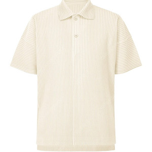 옴므플리세 25년 5월 먼슬리 아이보리 반팔 카라티 4