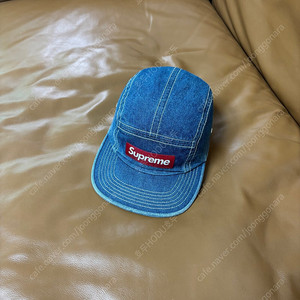 Supreme 슈프림 데님 캠프캡 모자 (Washed Denim)