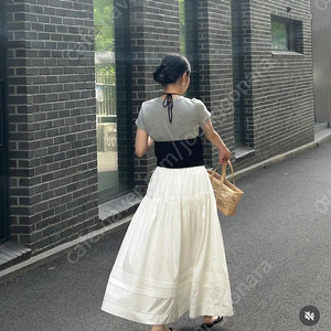디어브 메리노울 홀터넥 뷔스티에 +아잉 티셔츠