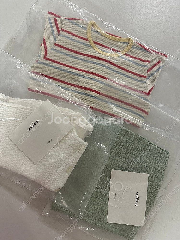 오프오프스튜디오 반팔가디건 프릴쿨팬츠 5부반팔--0