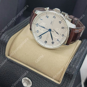 IWC 포르투기저 크로노그래프 블루핸즈