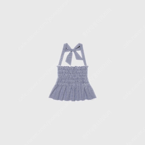 온트마켓 온트 홀터 블라우스 blue halter bl
