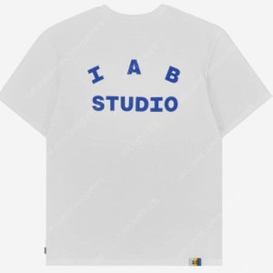 (XL)아이앱 스튜디오 10주년 티셔츠 화이트 iab studio