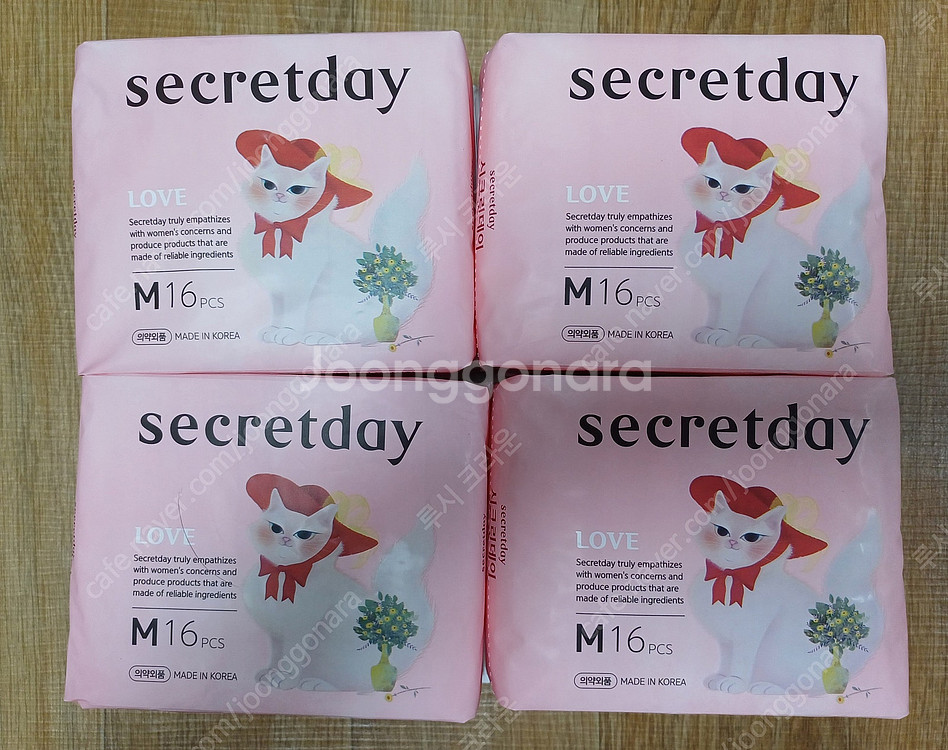 시크릿데이 러브 생리대 세트--3
