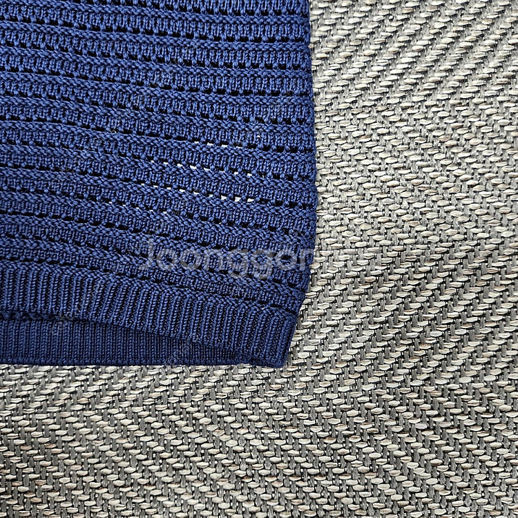 COS 코스 펀칭 반팔 니트티 남자100--3