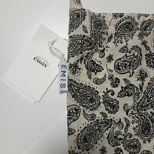 (새상품) 이미스 EMIS 페이즐리 에코백