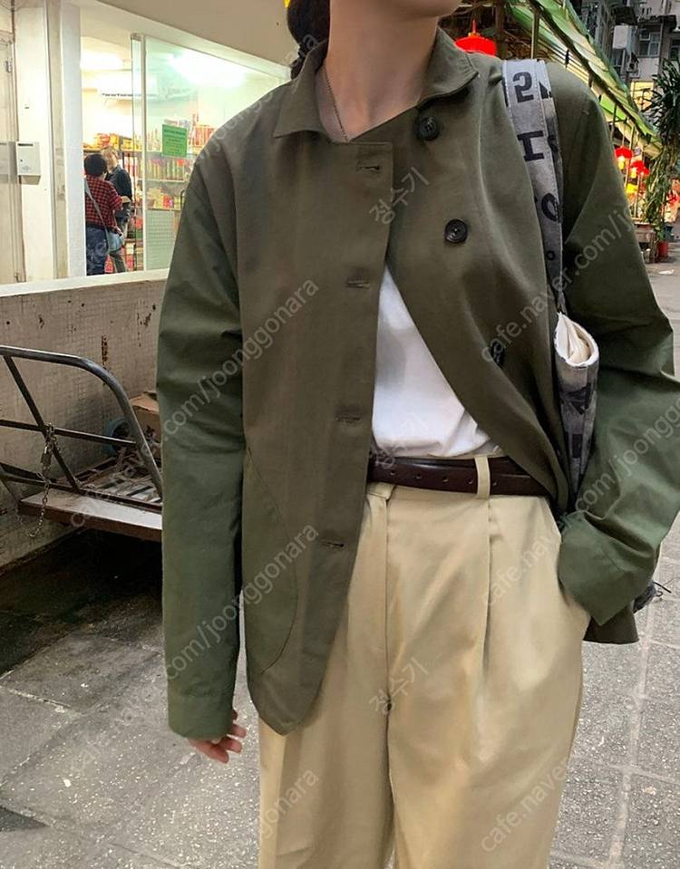 문자거래 보내지마라 (새상품) 미리내로 포켓 자켓&롤업 팬츠 세트--1