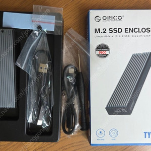 [풀박스] 오리코(ORICO) NVMe/PCIE + HP M.2 NVMe 256GB 외장하드 팝니다.