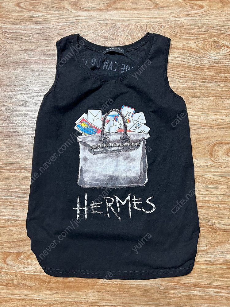 포에버21 블랙 크롭 반팔 티셔츠+보세 비즈 큐빅 레터링 프린팅 나시 티셔츠 2종 일괄 운포 만원 (새상품/55-6...--4