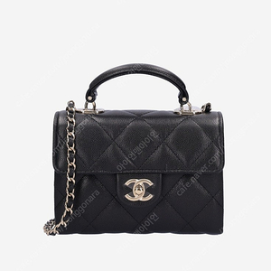 (새상품) 샤넬 레트로 트위스트 미니 캐비어 가방 (시즌 샤넬 탑핸들)