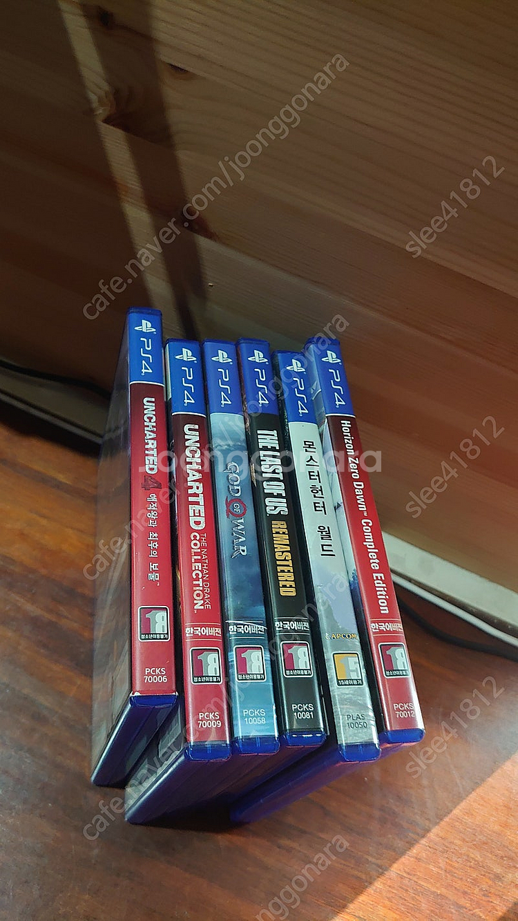 플스4 ps4 시디 6장 일괄판매--0