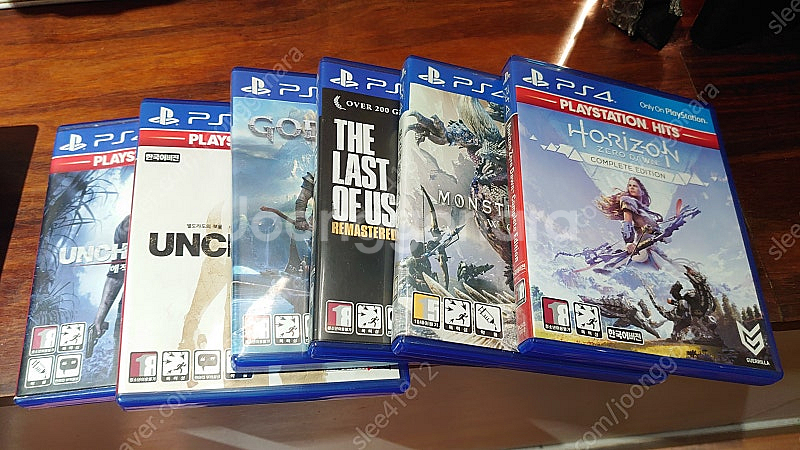 플스4 ps4 시디 6장 일괄판매--1