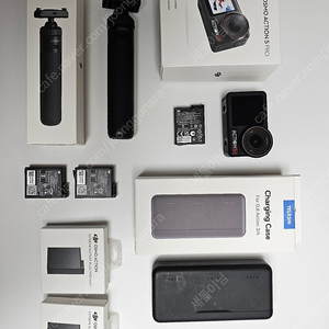 DJI 오즈모 액션5 프로 스탠다드 배터리팩 + 미니 로드 + 배터리 충전 케이스 + 리프레시케어