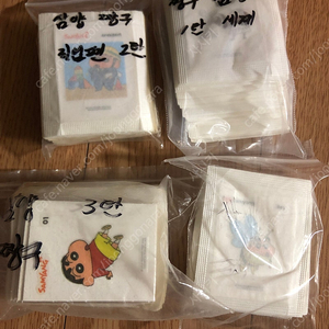 삼양 짱구 띠부씰 1,2,3,4탄 일괄판매(내용있음)