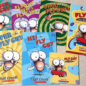 Fly Guy Fun Readers set 5종 박스 새상품(책5권+오디오cd) 정품 /유아영어 ar1점대 원서