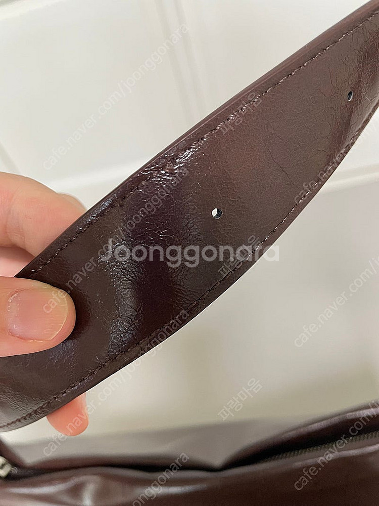 아더템포 루바토 초코 숄더백--2