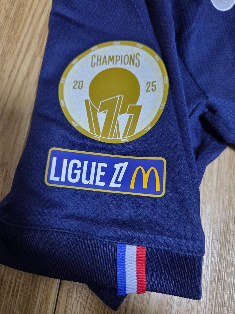 25-26시즌 PSG 이강인 축구 유니폼 축구복 상하의양말세트 새상품 판매(사이즈 95) 이미지