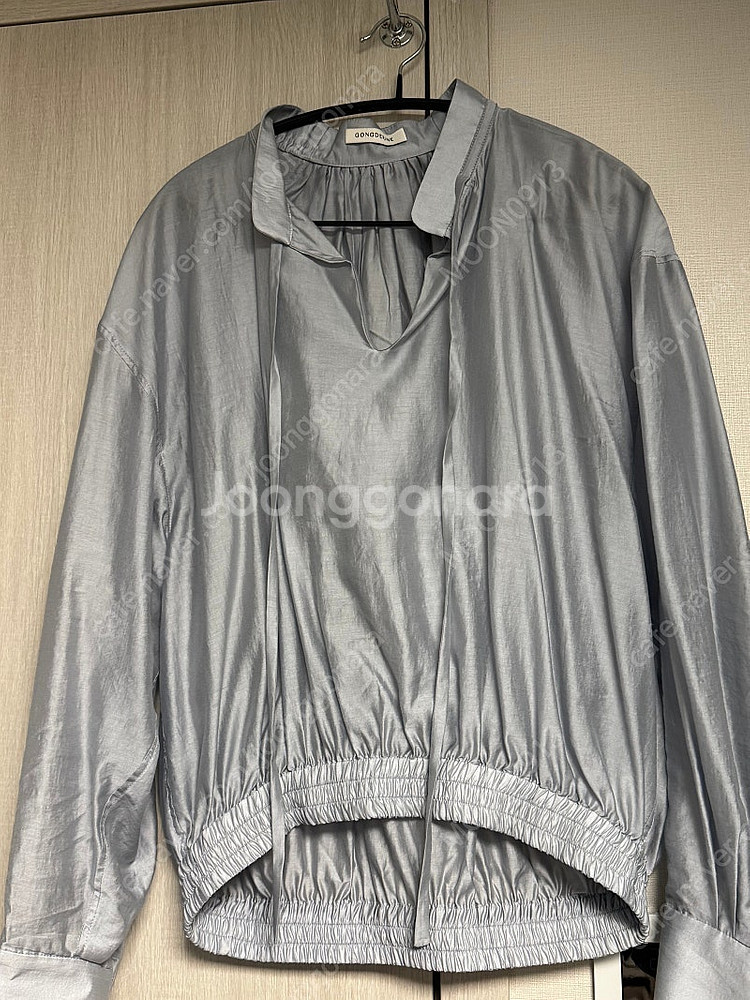 공드린 petit sheer blouse (sky blue)--2