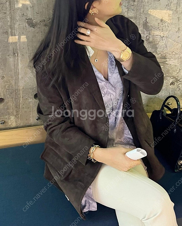 소윰 스웨이드 자켓--1