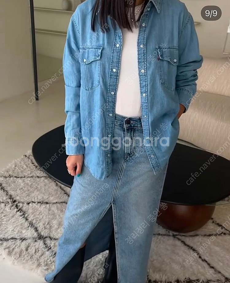 리바이스 롱스커트--0