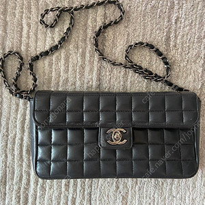 램스킨 샤넬 초코바 플랩백