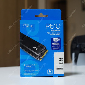 플스5 PS5 PC SSD 2TB 마이크론 크루셜 P510 Gen5 NVMe 2280 M2