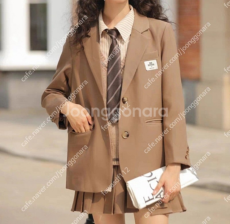 봄가을 자켓스커트 세트 (속바지있음)XS--0