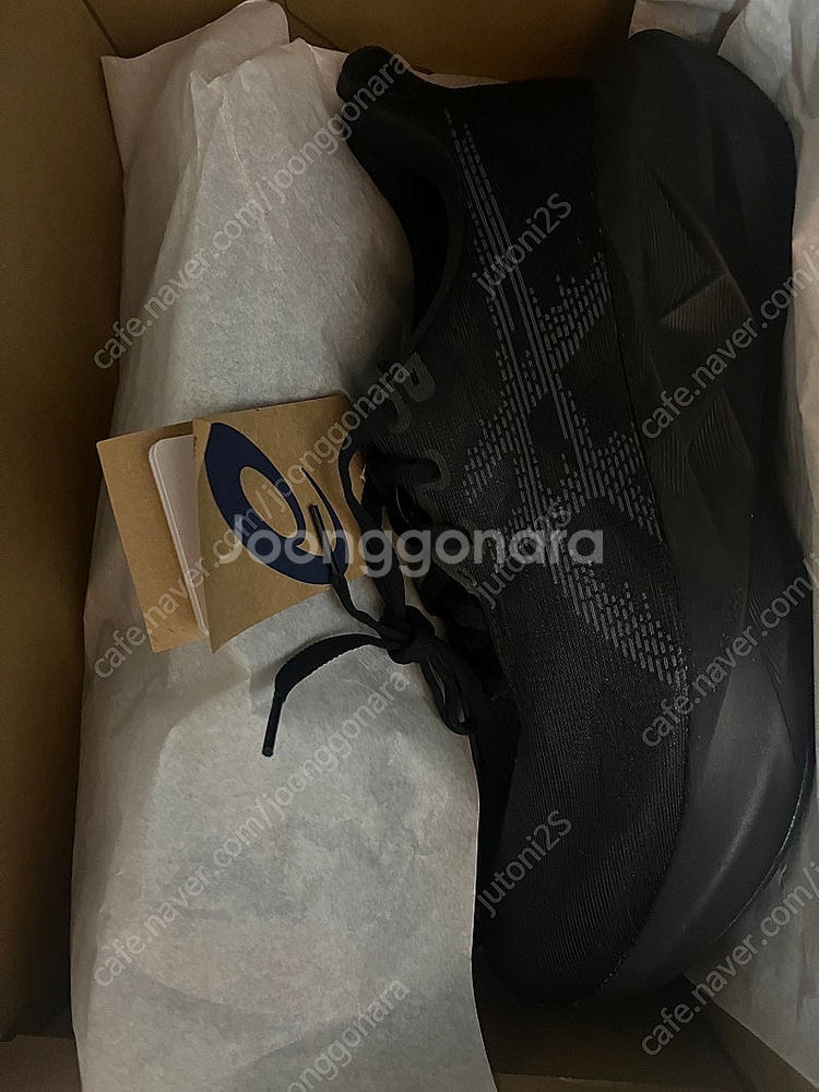 아식스 노바블라스트5 블랙 275 발볼 D--0