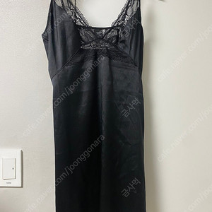 캘빈클라인 실크 슬립 S 블랙 (블랙라벨) 새상품