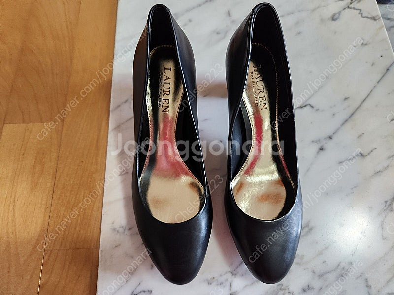 폴로 랄프로렌 여성 하이힐 7.5 블랙, 랭앤루--0