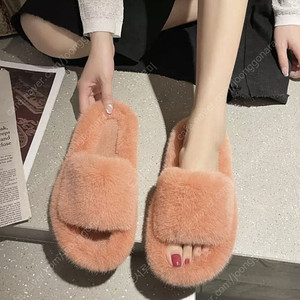 털슬리퍼 주황색 팔아요