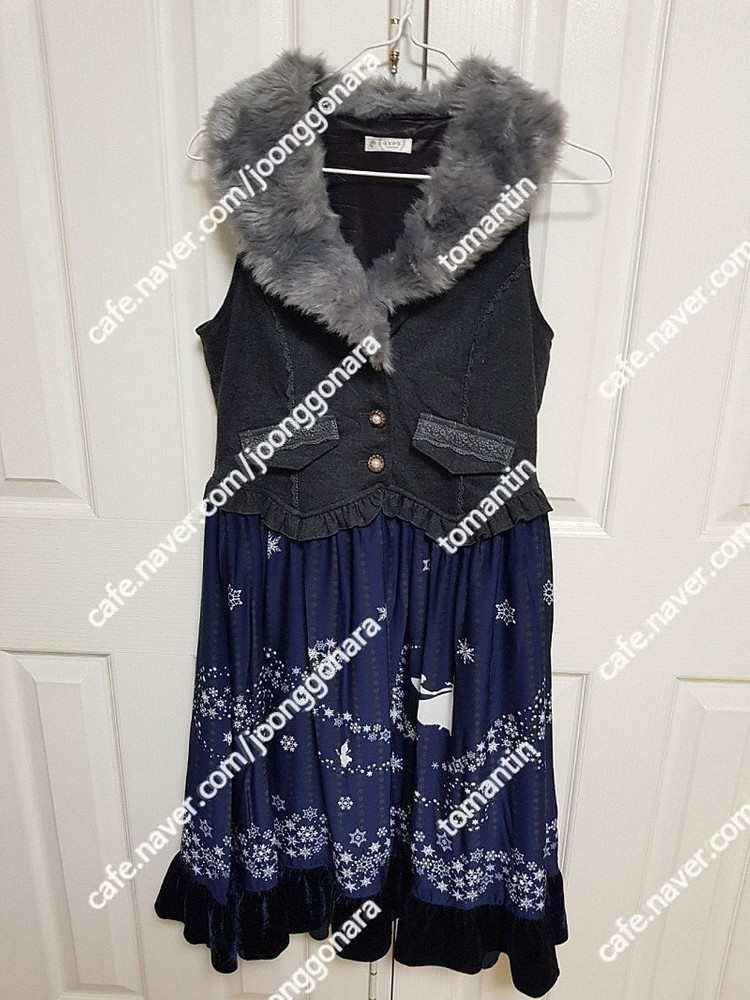 디즈니 axes femme와 콜라보 엘사 원피스 55사이즈 새상품 이만원--0