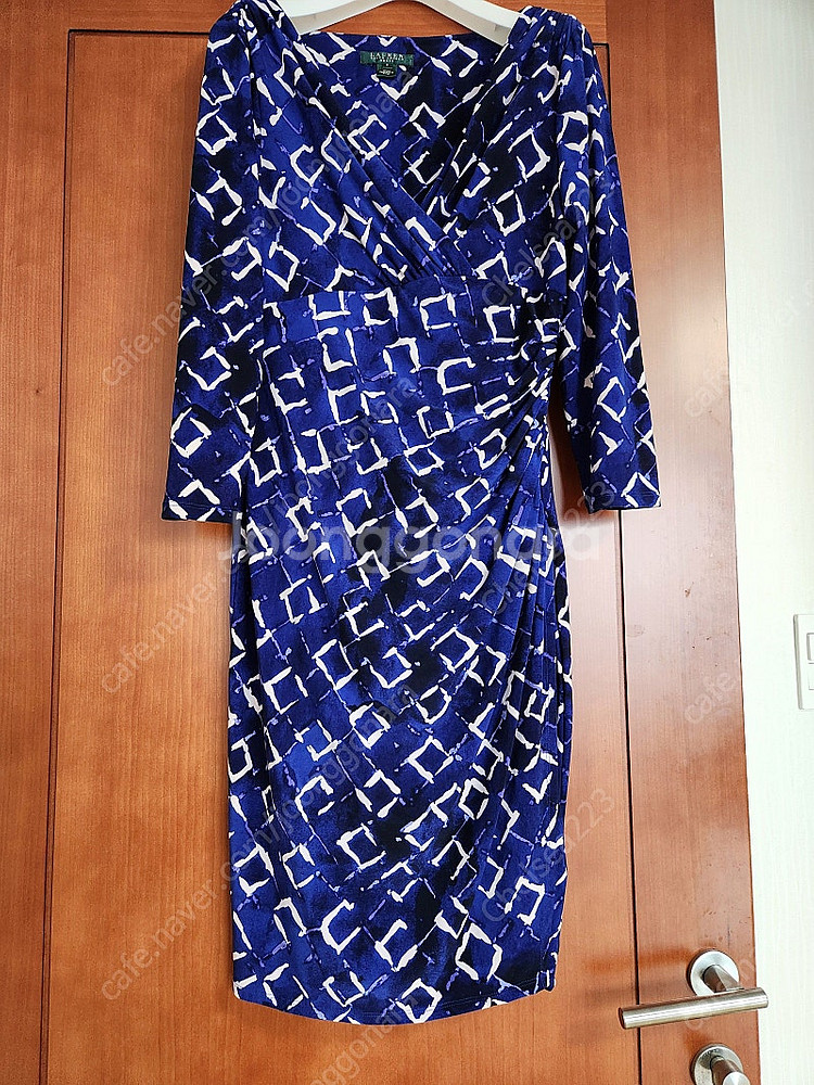 폴로 랄프로렌 POLO RL 청보라색 원피스 6사이즈--0