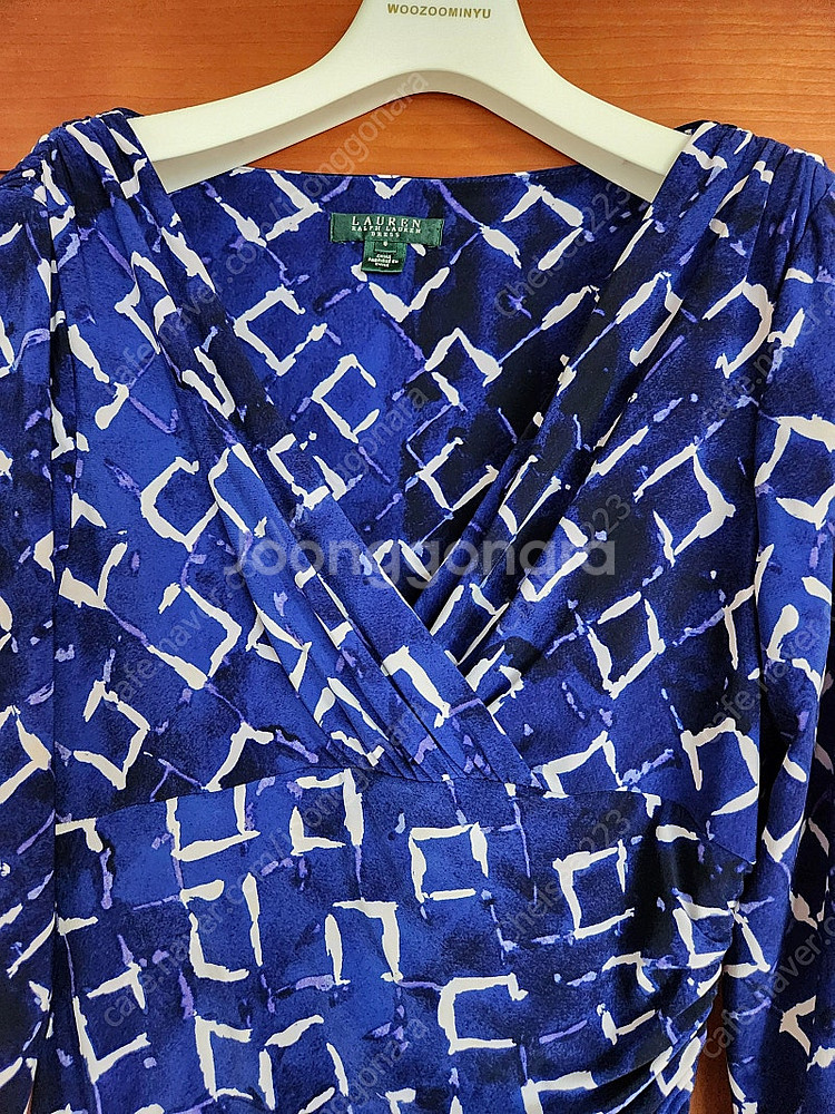 폴로 랄프로렌 POLO RL 청보라색 원피스 6사이즈--2