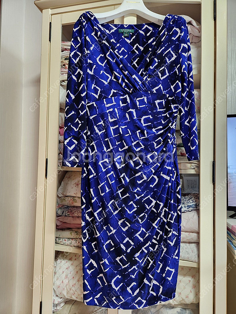 폴로 랄프로렌 POLO RL 청보라색 원피스 6사이즈--4