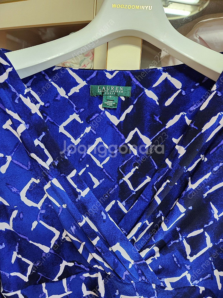 폴로 랄프로렌 POLO RL 청보라색 원피스 6사이즈--5