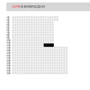 황영웅 대구 콘서트 2열, 12열 돌출4번이내