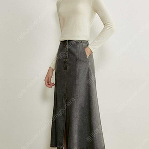 (구함글)더캐시미어 데님스커트 (흑청) 구해봅니다